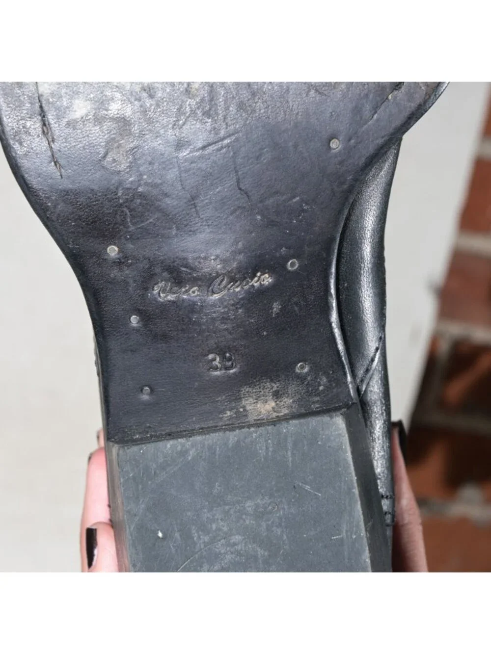 Golden Goose Black Leather Western Chelsea Ankle Boots Italy Womens 39 - Picture 9 of 9